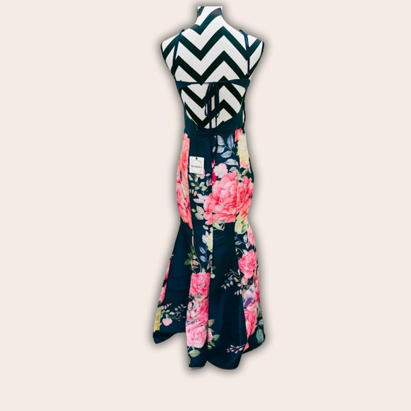 Soieblu Floral Mermaid Gown - Picture 3 of 8